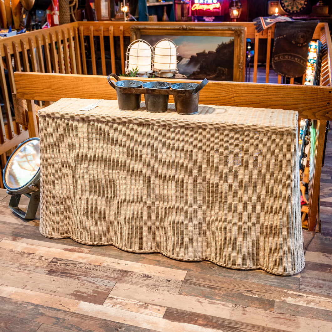 TWIN PINE Wicker Woven Console (Large)