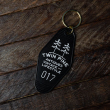 Load image into Gallery viewer, TWIN PINE Vintage Hotel Keychain
