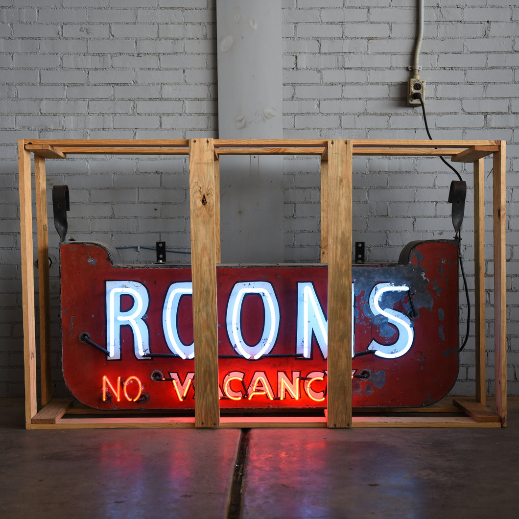 Vintage c1950s Rooms Neon