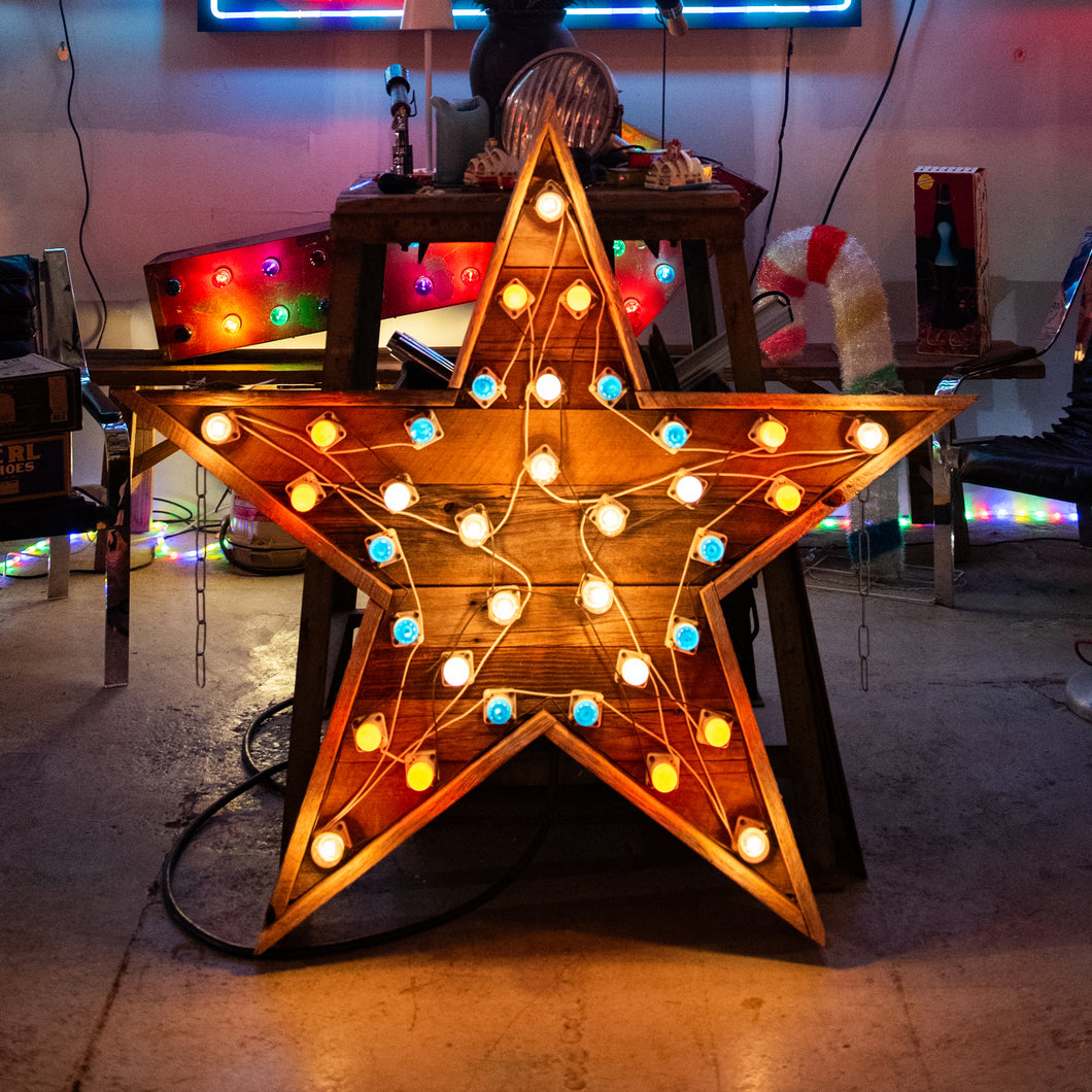 Vintage Lit Star
