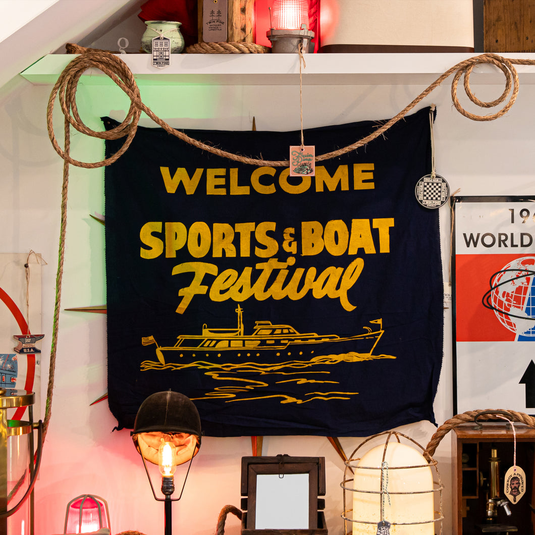 Vintage Sports & Boat Festival Flag